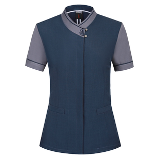 酒店女清洁春秋保洁工作服夏阿姨宾馆客服务员房商场物业工装长袖