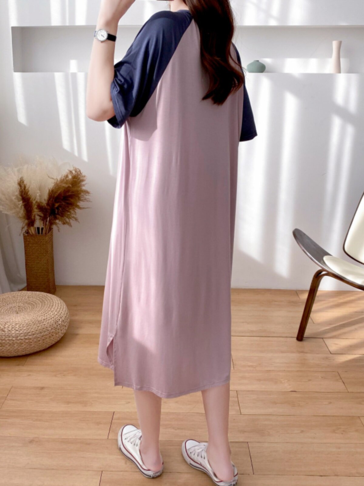 간호 잠옷 여름 모달 산후 감금 의류 간호 잠옷 간호 의류 반팔 출산 복장 긴