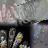 印花钢板 枫枫联名杨艺心手绘蕾丝窗帘花边蕾丝花边细线条