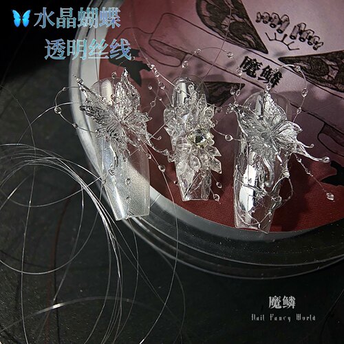 【Moli饰品】水晶蝴蝶模具合集透明丝线超细高品质透明水晶线韧性