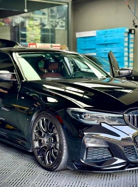 适用于宝马热销3系5系耐磨防刮前唇大包围安装运动前铲盖改装