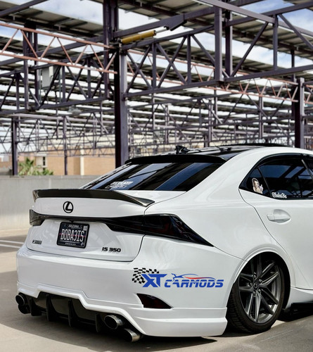 雷克萨斯IS改装Toms款后唇后扰流PP材质