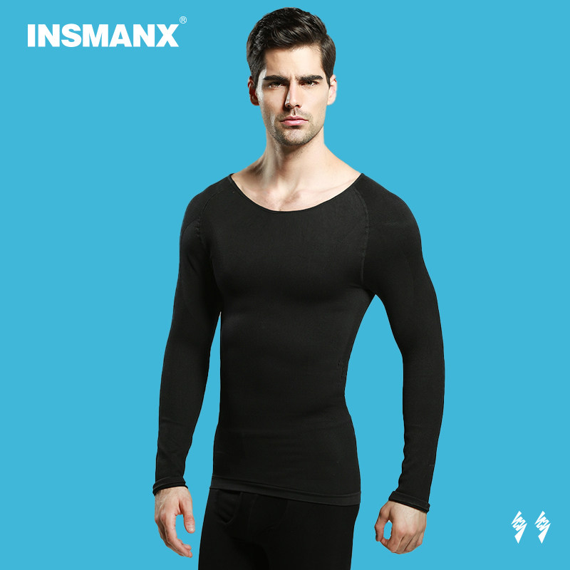 INSMANX男士塑身衣塑型内衣秋冬紧身长袖 无缝束胸收腹提背在类目 女士内衣/男士内衣/家居服, 塑身上衣中 - 来自Buy2taobao.com提供专业的淘宝代购服务