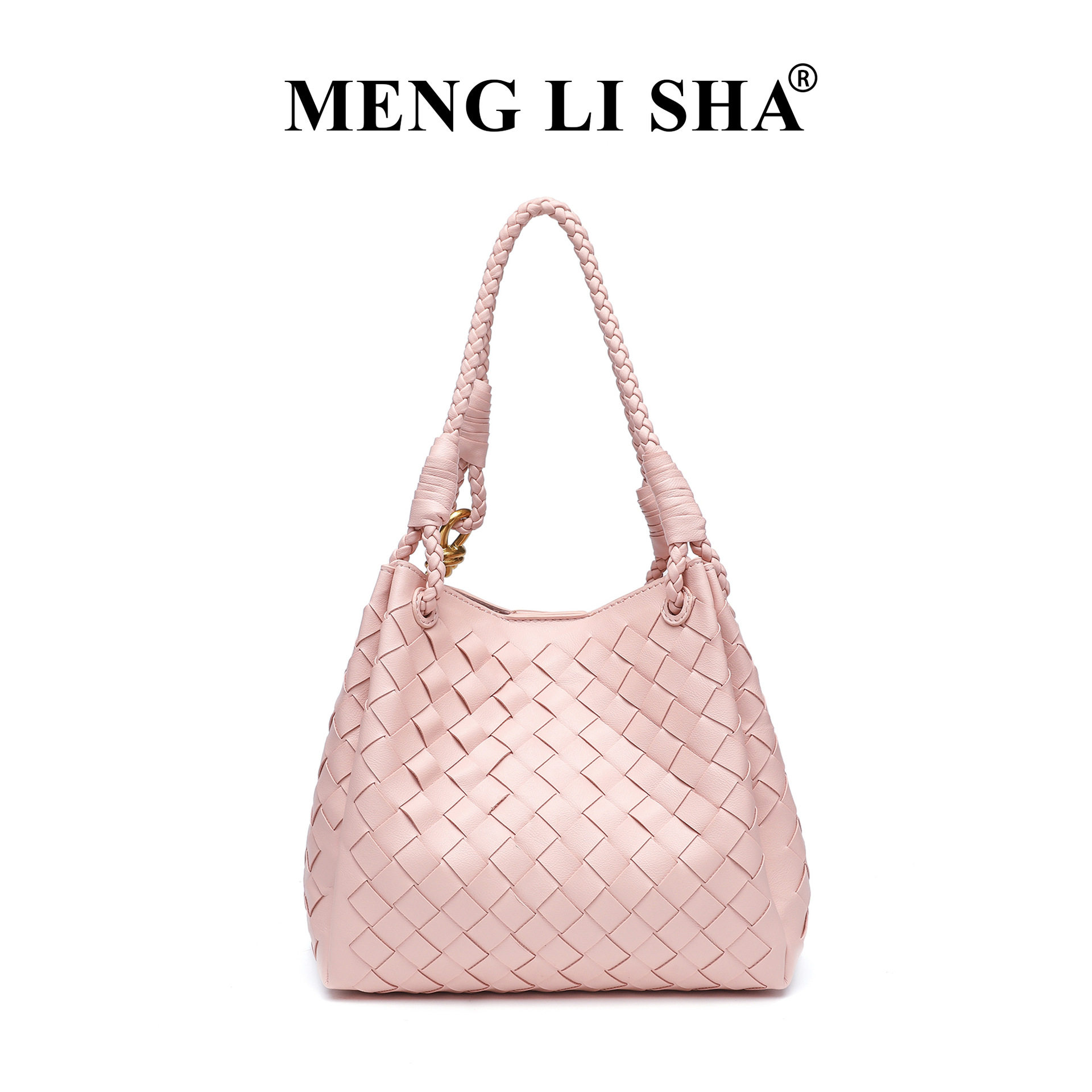 A man小众复古手工编织降落伞包2026新款金属绳扣单肩斜挎,箱包皮具/热销女包/男包,通用款女包,淘宝优惠券,粉丝福利购,淘宝优惠卷