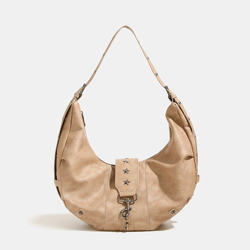 Aman单肩斜挎包女大容量通勤女包托特包百搭银色包包女款秋冬