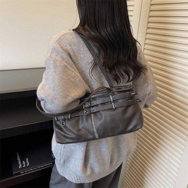 Aman设复古腋下包包女2026新款小众设计高级感单肩斜挎包