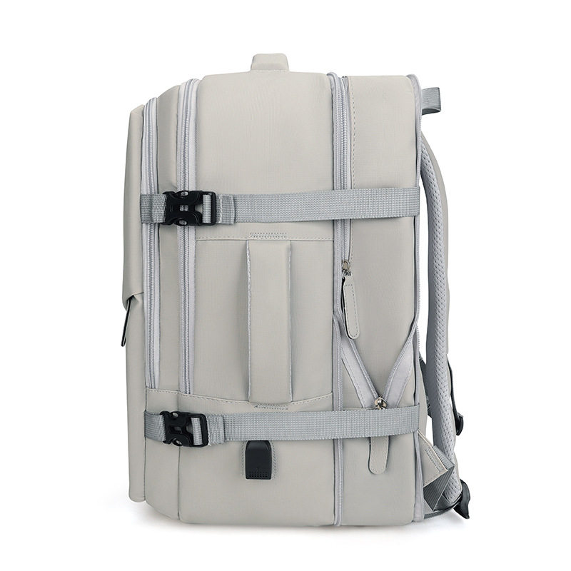 高级感商务双肩包男女大容量高级电脑包双肩通勤尼龙布双肩包