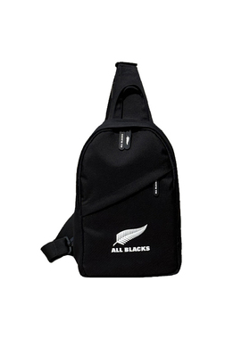 新西兰全黑胸包单肩斜挎ALL防泼水多用途IPAD休闲运动BLACKS背包