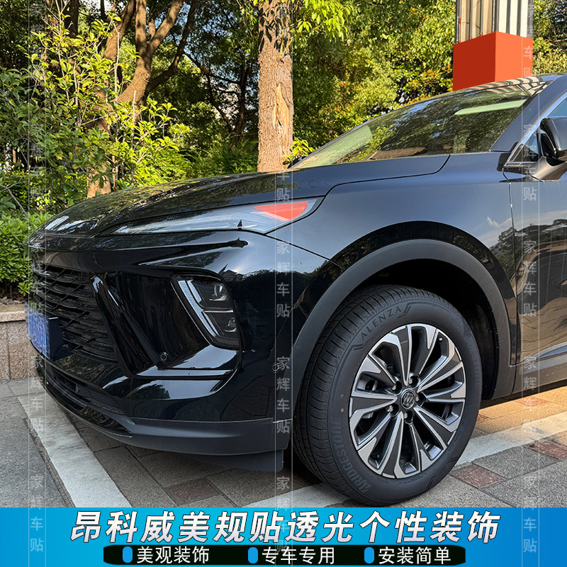 昂科威大灯美规透光贴
