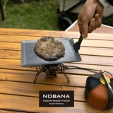 На открытом воздухе складное барбекю, Mini Barkecue, не сглаженное портативное открытое открытое дюймовое жареное яичное стейк, железная тарелка, ожог