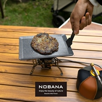 На открытом воздухе складное барбекю, Mini Barkecue, не сглаженное портативное открытое открытое дюймовое жареное яичное стейк, железная тарелка, ожог