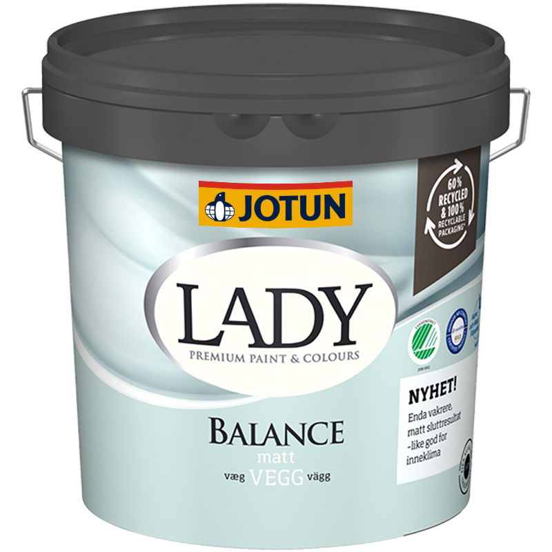 JOTUN佐敦淑女白兰挪威进口乳胶漆室内家用环保墙漆墙面防霉抗菌