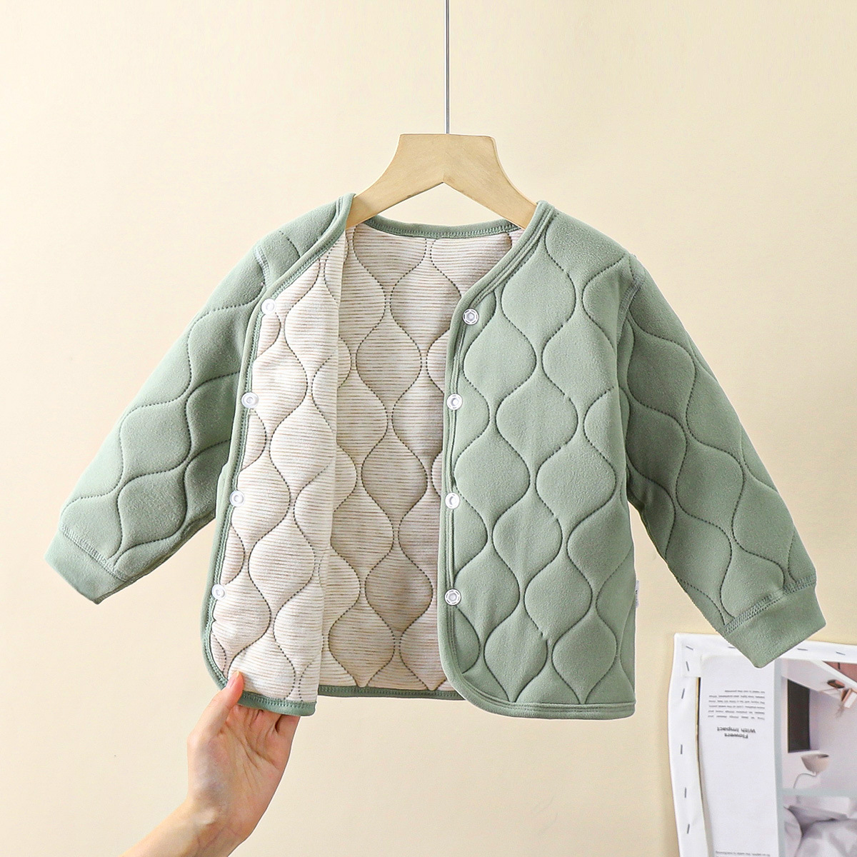 儿童校服神器棉裤三层加厚秋冬季男童女童学生校服内胆打底保暖裤