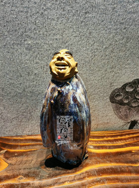 桌面贾陶院陶瓷新中式石湾公仔