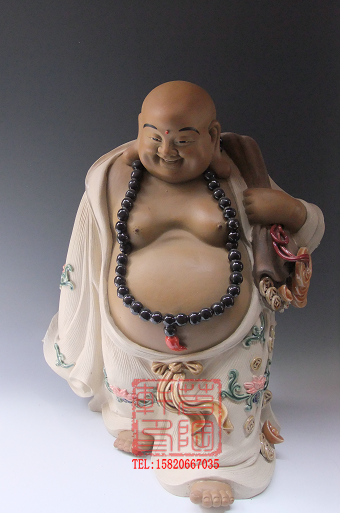陶瓷工艺品 石湾公仔 布袋佛  限量版