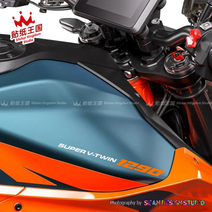超级V双 KTM 1090 1190 1290 ADV GT SDR 超级公爵油箱轮毂贴纸