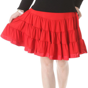 舞蹈服装半身裙拉丁舞短裙打底裤成人广场舞裙女桑巴LM斗牛伦巴