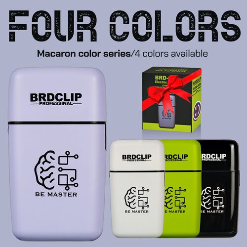 BRDCLIP 新款609 1万转发廊增白器男士浮动双刀头往复式剃须刀