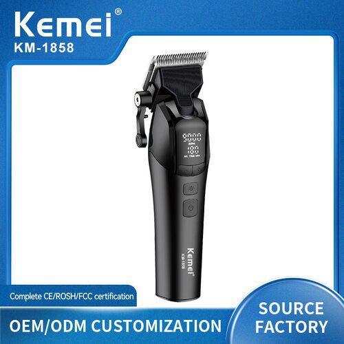 Kemei科美KM-1858跨境电动理发器发廊专业电推剪理发店专用