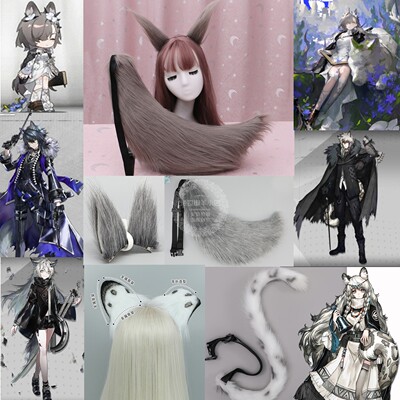 明日方舟斥罪cos初雪耳朵尾巴