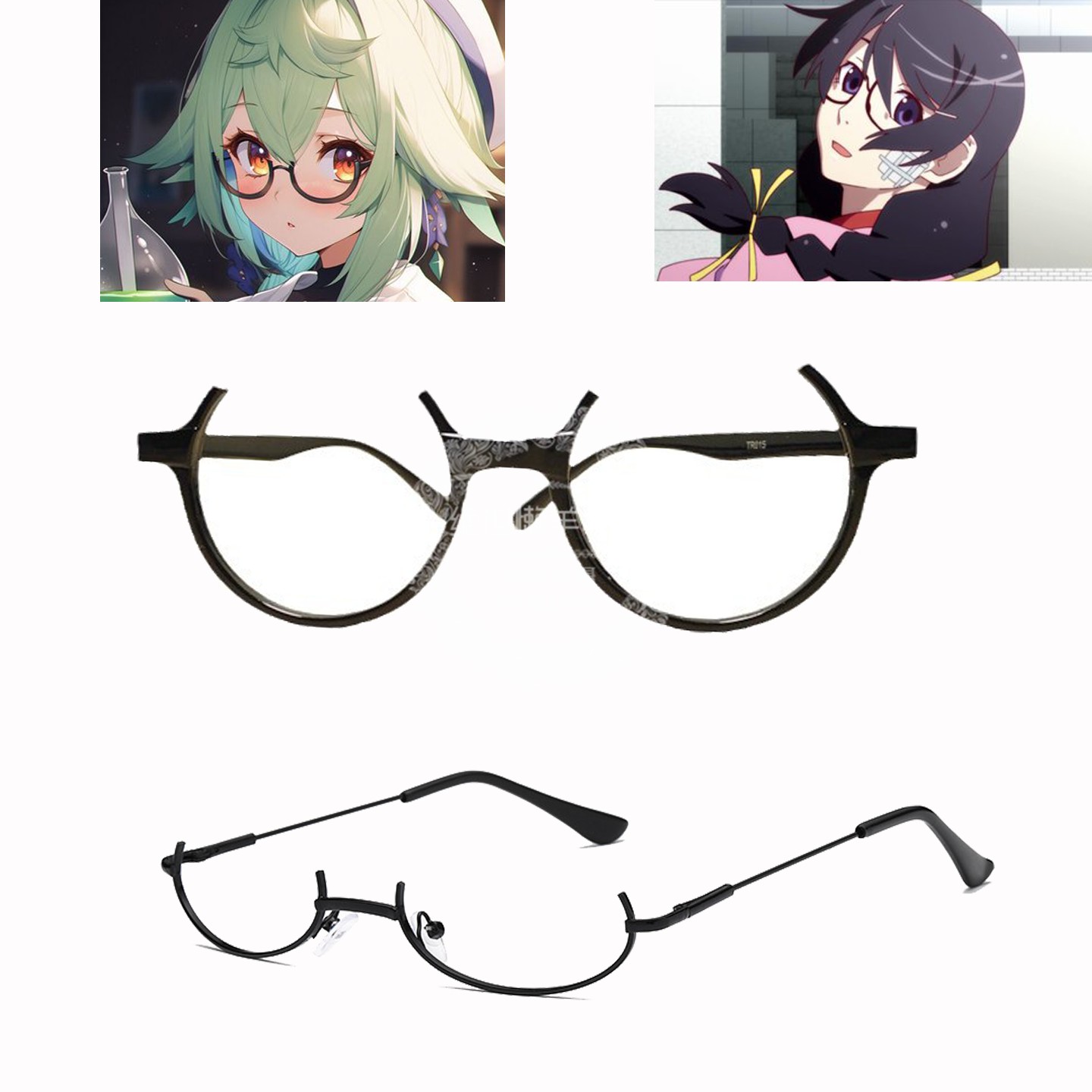 原神砂糖cos眼镜物语系列羽川翼