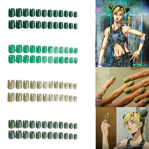 JOJO空条徐伦cosplay指甲 空条徐伦COS假指甲贴片 道具