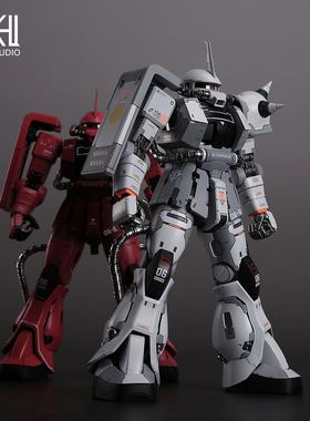 万代 MG 1/100 F 扎古 J型 F型 绿扎 夏亚专用 红扎2.0 GK改件