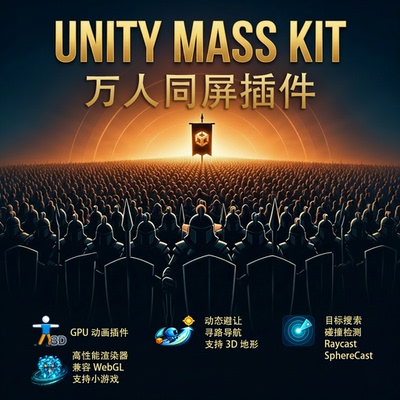 Unity性能翻倍渲染移动索敌寻路