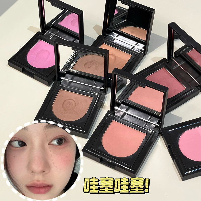 轻吻颊间柔光腮红春日元气氛围感自然哑光显白提气色土豆泥腮红膏