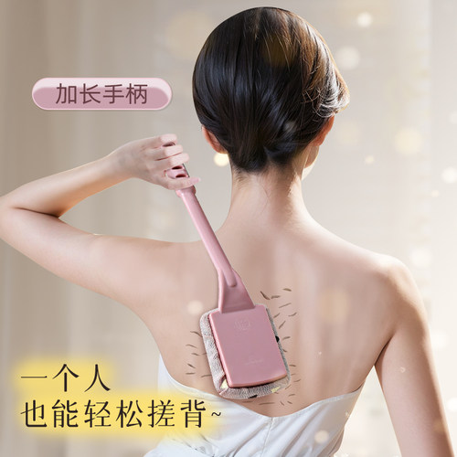 后背搓澡神器搓澡巾女士专用强力搓泥搓背刷长柄洗澡刷不求人搓泥