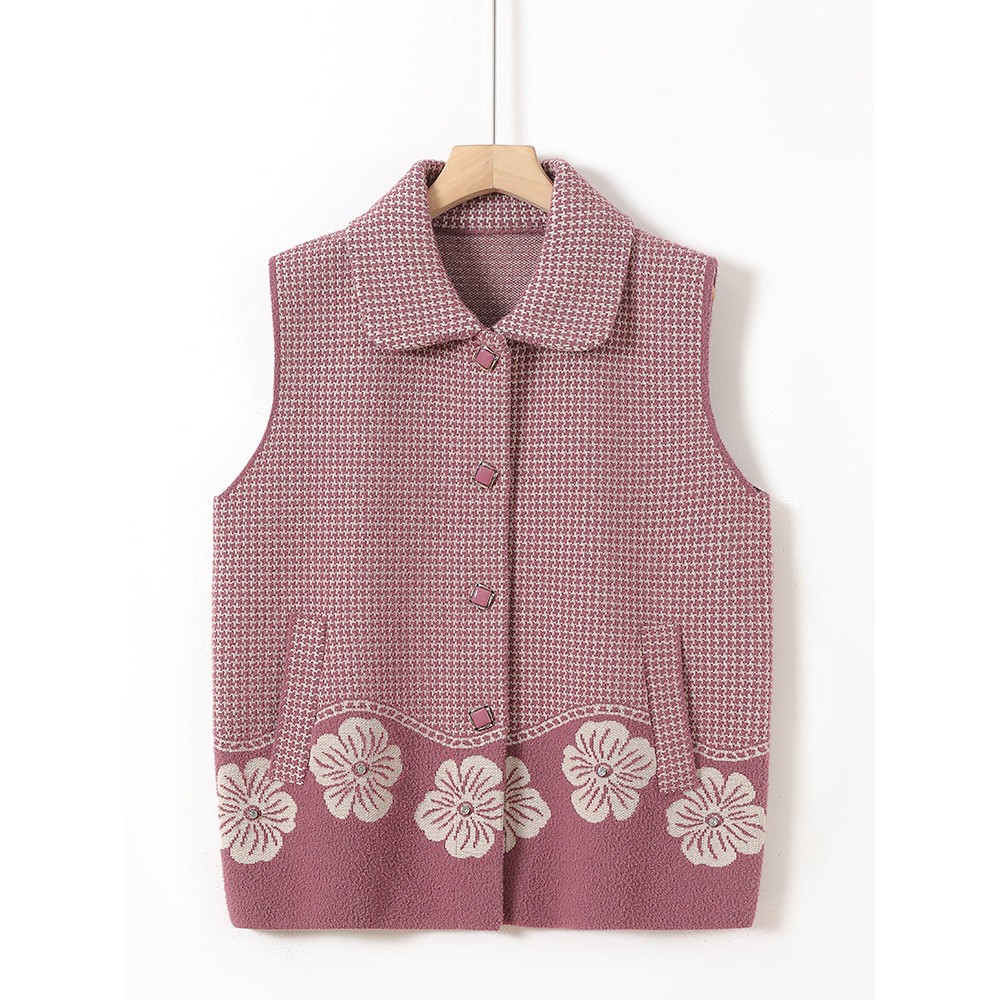 采购产品奶奶的衣服,秋天的背心,外衣,中年和老年人的衣服,妇