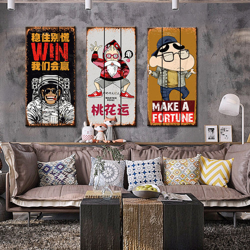 美式复古开票酒吧可定制墙面装饰