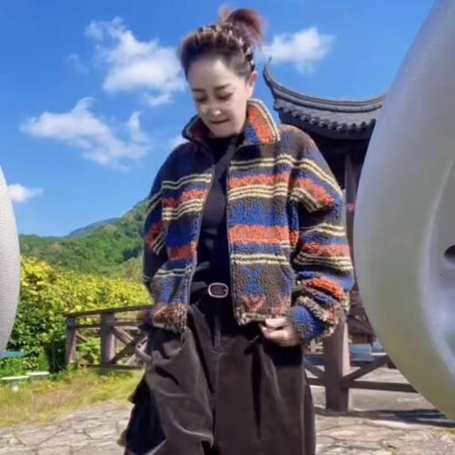 秋冬显瘦高级感拉链外套女