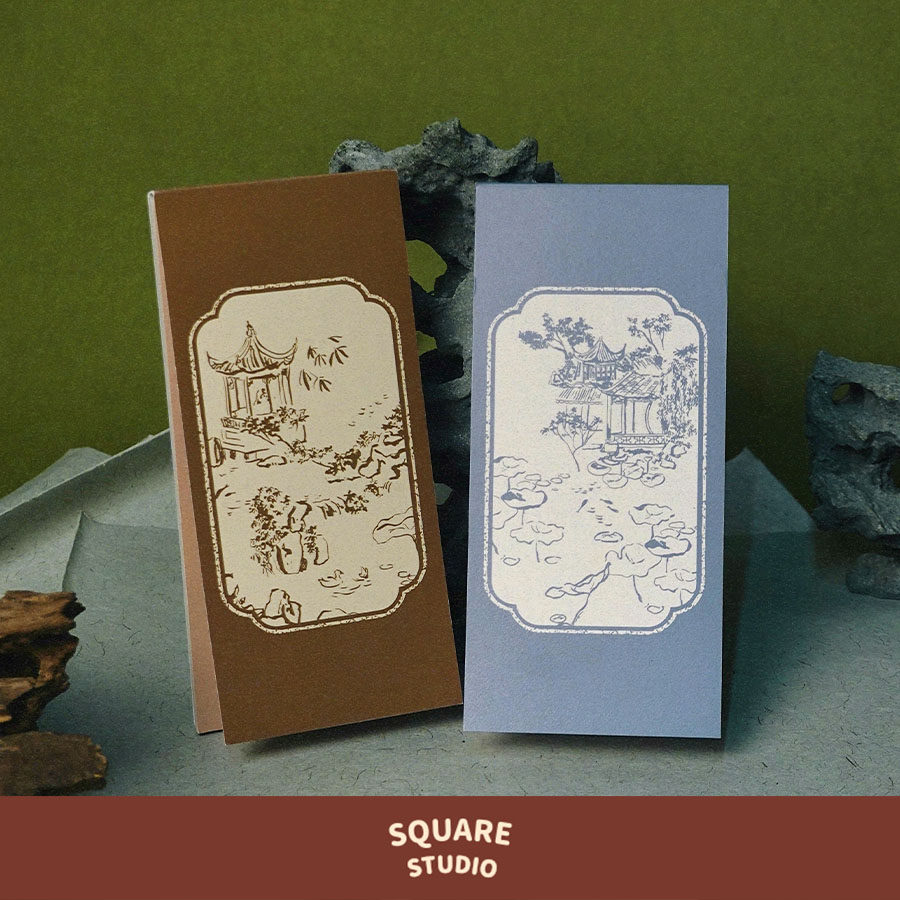【平方Studio】苏州系列便签本 原创新中式古风苏式园林花窗信笺,文具电教/文化用品/商务用品,便签本/便条纸/N次贴,淘宝优惠券,粉丝福利购,淘宝优惠卷