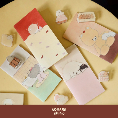 皮革联名TN手帐本可爱猫狗小象