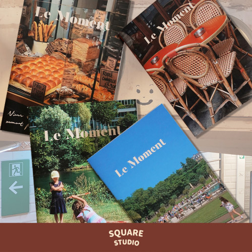 【平方Studio】巴黎系列手帐本 原创摄影笔记本内芯A6B6方格空白