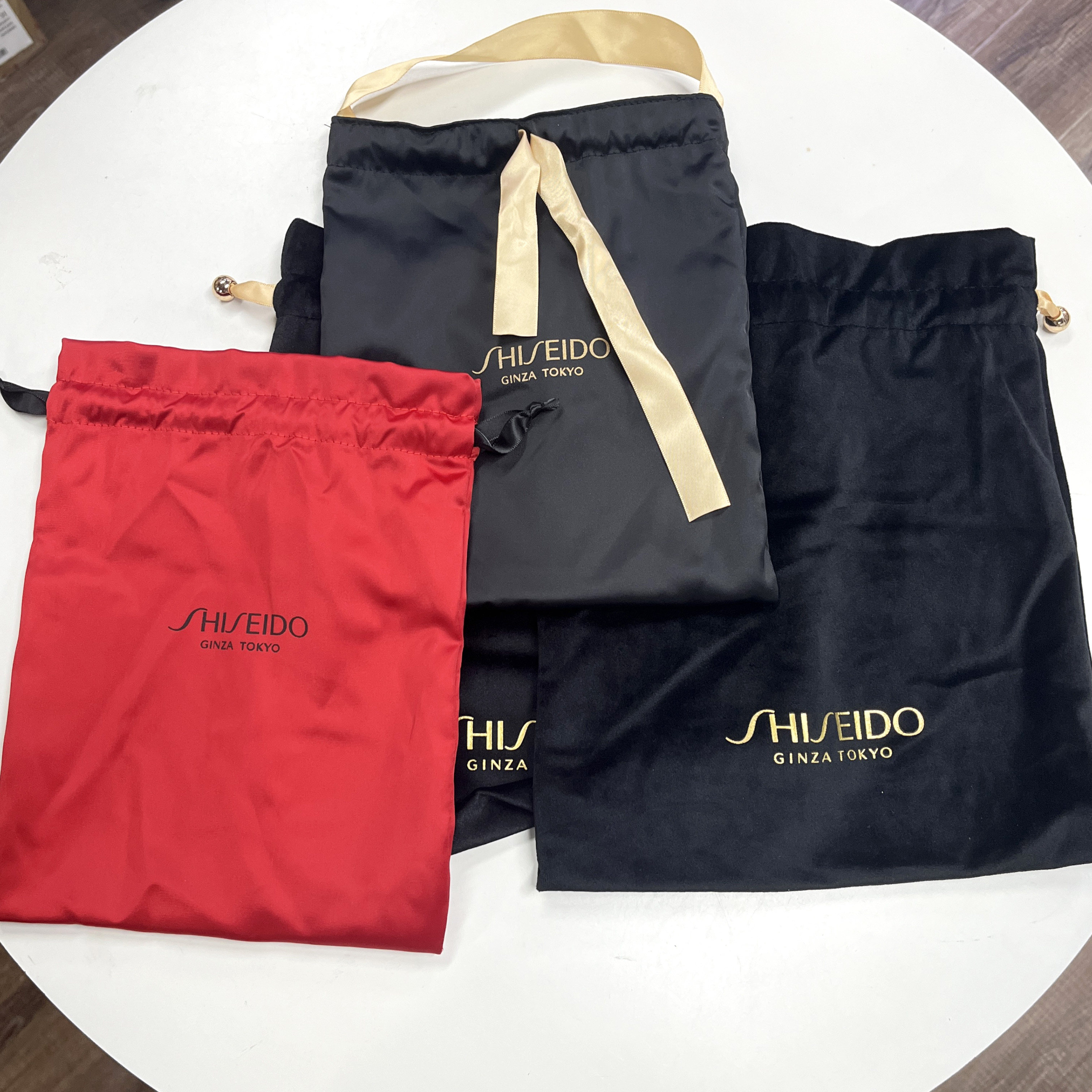 资生堂柜台礼品抽绳束口收纳小布袋首饰护肤品便携旅行手拧小包,收纳整理,收纳布/百贴布,淘宝优惠券,粉丝福利购,淘宝优惠卷