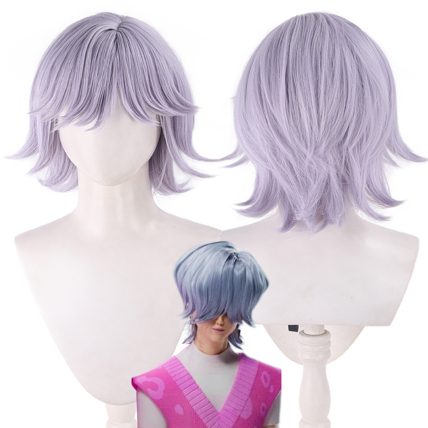 Skpop猎魔女团沙加男孩短发