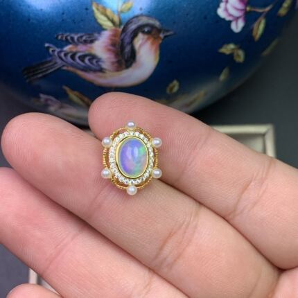 Fresh organic fashionable cute pendant, 6×8mm, Birthday gift