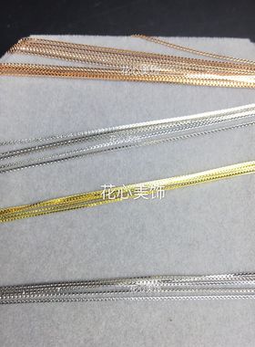 花心美饰百搭款项链细镀黄金