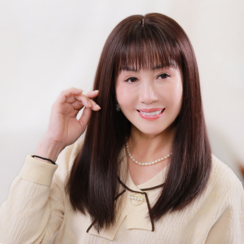 假发女长发中年妈妈长直发真发