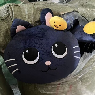 爆款RIIZE拉椅子快闪毛绒玩具栗子扣超萌龙兔猫鸭抱枕娃娃抱枕萌