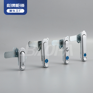AB301平面锁铁皮柜配电箱门锁AB302配电柜锁AB303电箱专用带钥匙