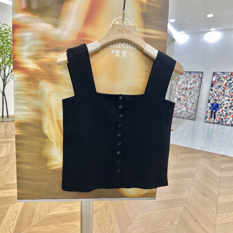 2026春秋新款坎肩单排扣毛衣开衫女气质显瘦软糯内搭针织马甲背心
