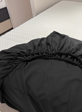 黑色床笠全包床垫保护套深色防脏耐污柔软舒适成人家用防尘罩高级