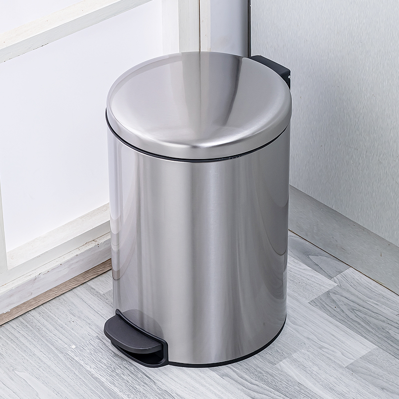 朗艺厨房卫生间圆形日式垃圾桶