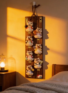 日式墙面装饰挂件可爱卡通摆件