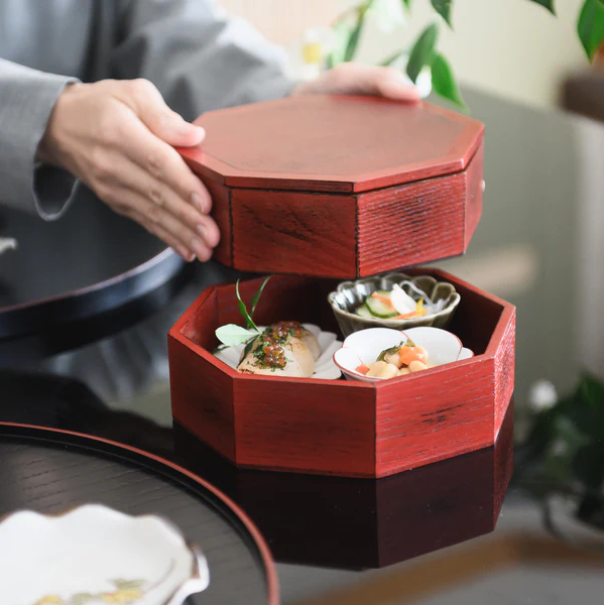 便当盒寿司盒日式漆器食物盒