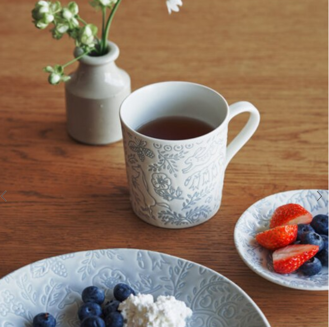 日本办公马克杯花花兔子手工杯