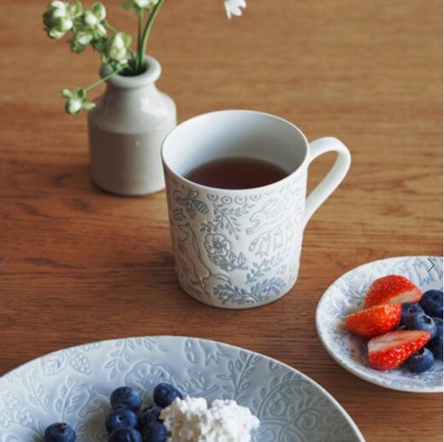 日本办公马克杯花花兔子手工杯